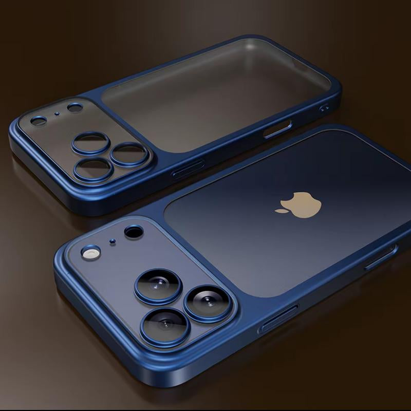 Compatible with Ip17 Pro Max Original Matte Electroplated Phone Case Ip16 Full Coverage Anti-Drop PC Protective Case 14