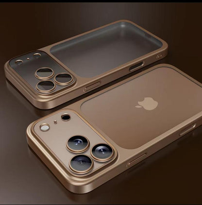 Compatible with Ip17 Pro Max Original Matte Electroplated Phone Case Ip16 Full Coverage Anti-Drop PC Protective Case 14