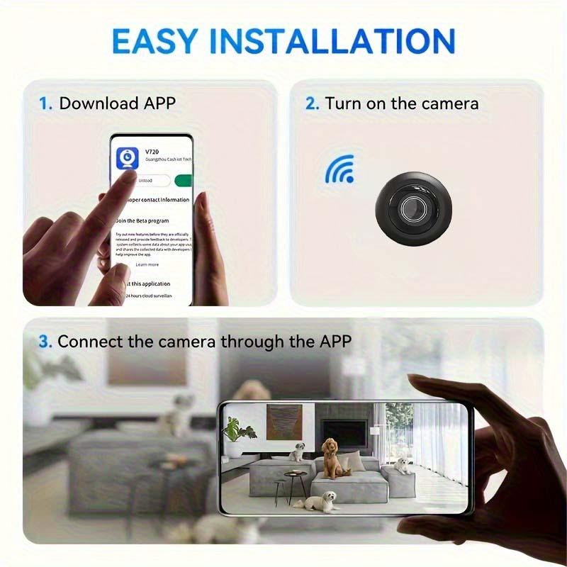 X5 Wireless Indoor Security Camera: Anti-Theft Video Recording, 720P, Memory Card Support, IP Camera, USB & Voice (APP Compatible)