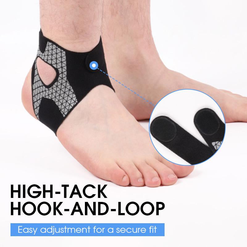 2Pcs Adjustable Elastic Ankle Brace