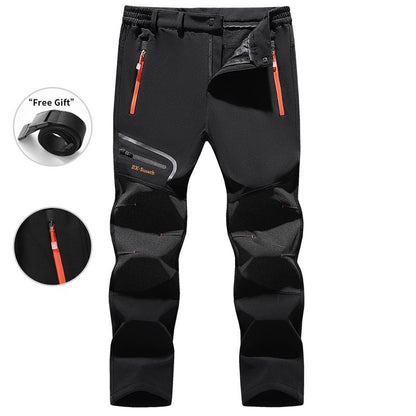 Men'S Work Pants, Multi-Pocket Cargo Pants | Windproof Design Snow Hiking Outdoor Trousers, Zippered Pockets, Casual Winter Hunting Camping Pants, Durable Heavyweight Fabric, Sturdy Construction, Adventure Gear, Suitable for Outdoor Enthusiasts