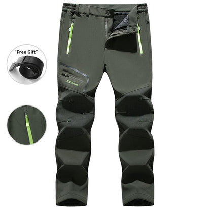 Men'S Work Pants, Multi-Pocket Cargo Pants | Windproof Design Snow Hiking Outdoor Trousers, Zippered Pockets, Casual Winter Hunting Camping Pants, Durable Heavyweight Fabric, Sturdy Construction, Adventure Gear, Suitable for Outdoor Enthusiasts