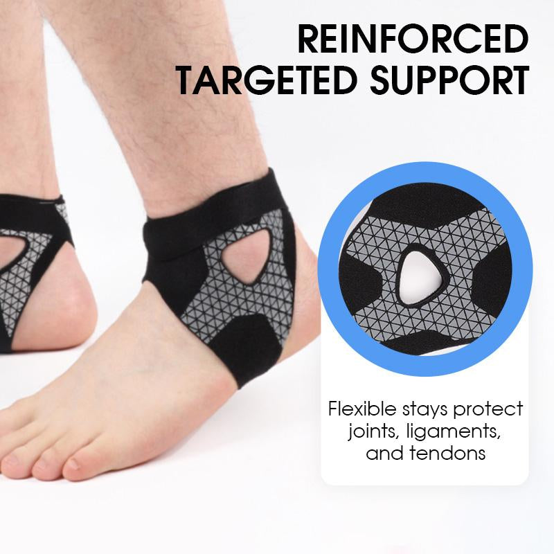 2Pcs Adjustable Elastic Ankle Brace