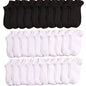 5/10/20/30 Pairs Women/Men Boat Socks Invisible Low Cut Silicone Summer No-Show Ankle Socks Solid Color Casual Breathable