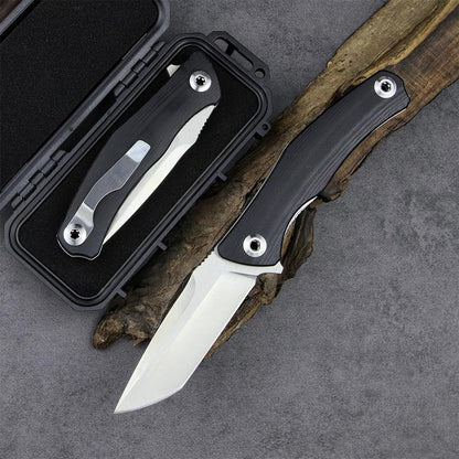1 PCS Folding Knife, Mysterious Gift Box (Random Surprise Sent), Professionally Selected, Stainless Steel Knife, Multifunctional Outdoor Folding Knife, Limited Edition Halloween Version(May God Bless the Lucky Person with an Extra Knife or Whistle)