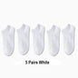 5/10/20/30 Pairs Women/Men Boat Socks Invisible Low Cut Silicone Summer No-Show Ankle Socks Solid Color Casual Breathable